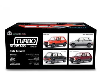 Innocenti De Tomaso Turbo 1983 Grigio metallizzato Laudoracing 1:18 Resinemodell (Türen, Motorhaube... nicht zu öffnen!)